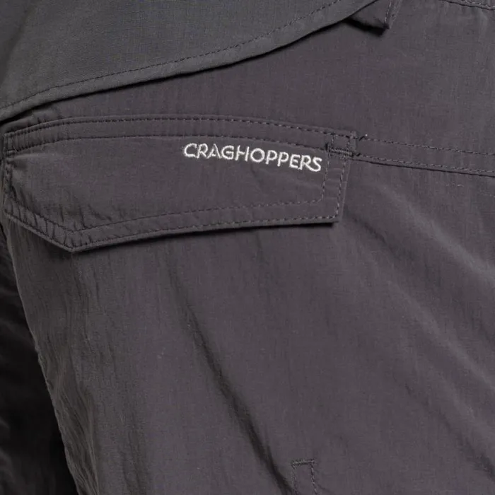 Mens Walking Trousers Craghoppers NosiLife Convertible II Trousers Black Pepper Mens Walking Trousers Craghoppers NosiLife Convertible II Trousers Black Pepper