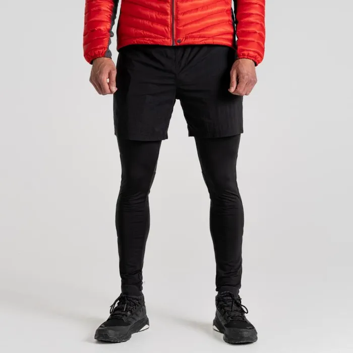 Mens Walking Trousers Craghoppers Thermo Leggings Black