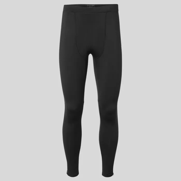Mens Walking Trousers Craghoppers Thermo Leggings Black Mens Walking Trousers Craghoppers Thermo Leggings Black