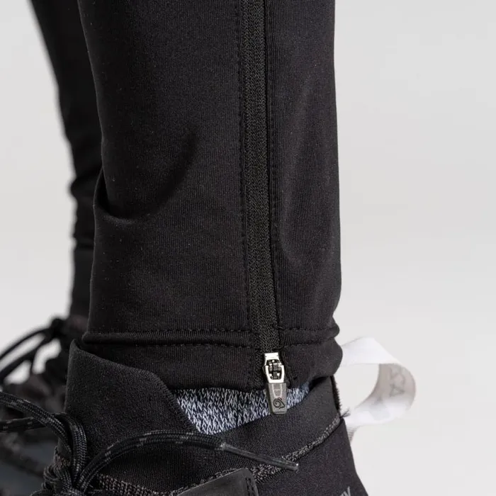 Mens Walking Trousers Craghoppers Thermo Leggings Black Mens Walking Trousers Craghoppers Thermo Leggings Black