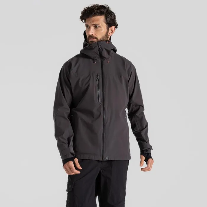 Mens Waterproof Jackets Craghoppers Richmond Stretch Workwear Jacket Carbon Grey