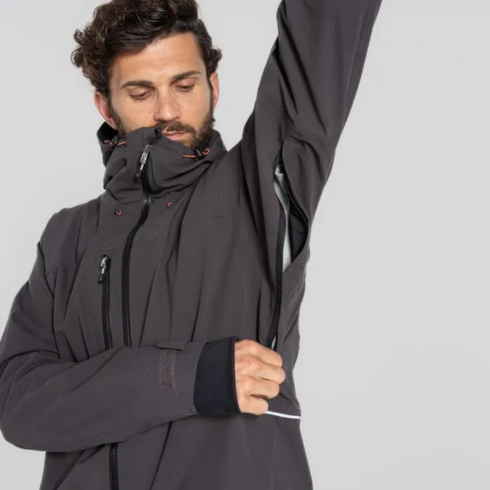 Mens Waterproof Jackets Craghoppers Richmond Stretch Workwear Jacket Carbon Grey Mens Waterproof Jackets Craghoppers Richmond Stretch Workwear Jacket Carbon Grey