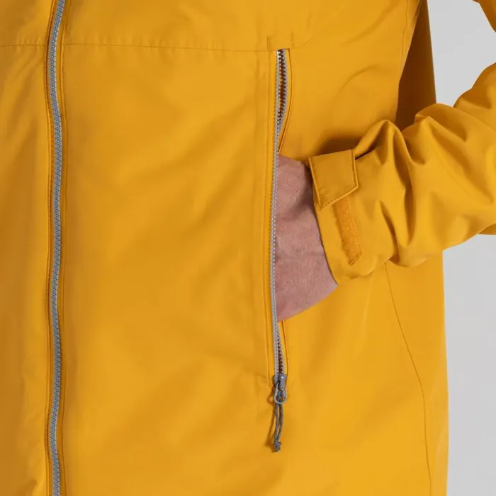 Mens Waterproof Jackets Craghoppers Sebastian Waterproof Jacket Warbler Yellow Mens Waterproof Jackets Craghoppers Sebastian Waterproof Jacket Warbler Yellow