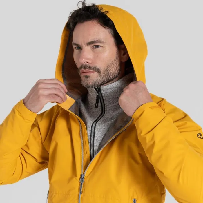 Mens Waterproof Jackets Craghoppers Sebastian Waterproof Jacket Warbler Yellow Mens Waterproof Jackets Craghoppers Sebastian Waterproof Jacket Warbler Yellow