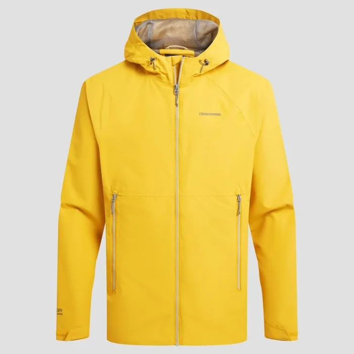 Mens Waterproof Jackets Craghoppers Sebastian Waterproof Jacket Warbler Yellow Mens Waterproof Jackets Craghoppers Sebastian Waterproof Jacket Warbler Yellow