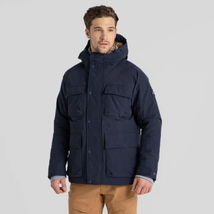 Mens Waterproof Jackets Craghoppers Shores Waterproof Jacket Blue Navy