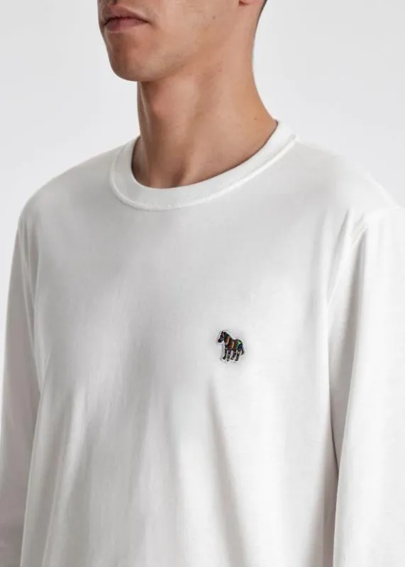 Mens Zebra Logo LongSleeve TShirt Paul Smith TShirts Mens Zebra Logo LongSleeve TShirt Paul Smith TShirts