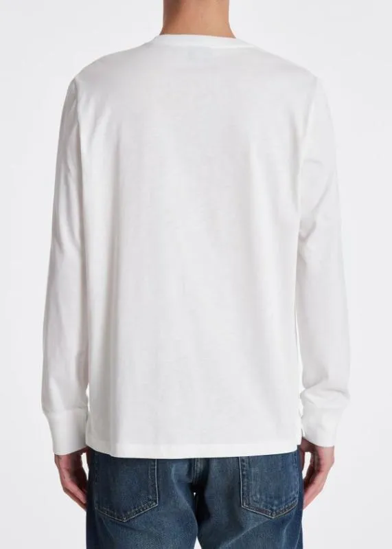 Mens Zebra Logo LongSleeve TShirt Paul Smith TShirts Mens Zebra Logo LongSleeve TShirt Paul Smith TShirts