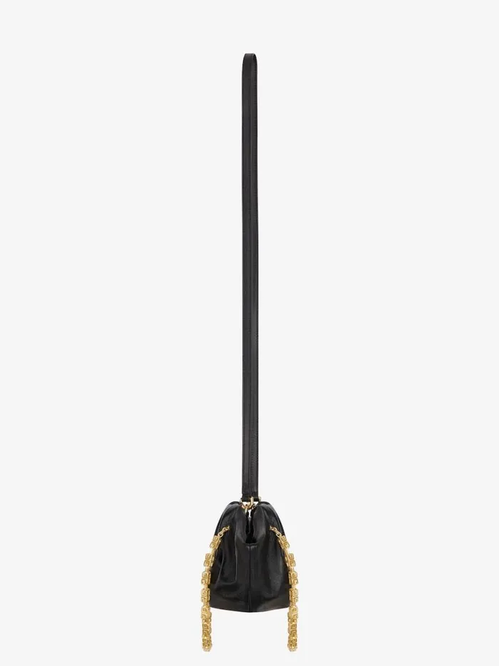 Mini Kenny Neo Bag In Leather Black Women Givenchy Crossbody Bags