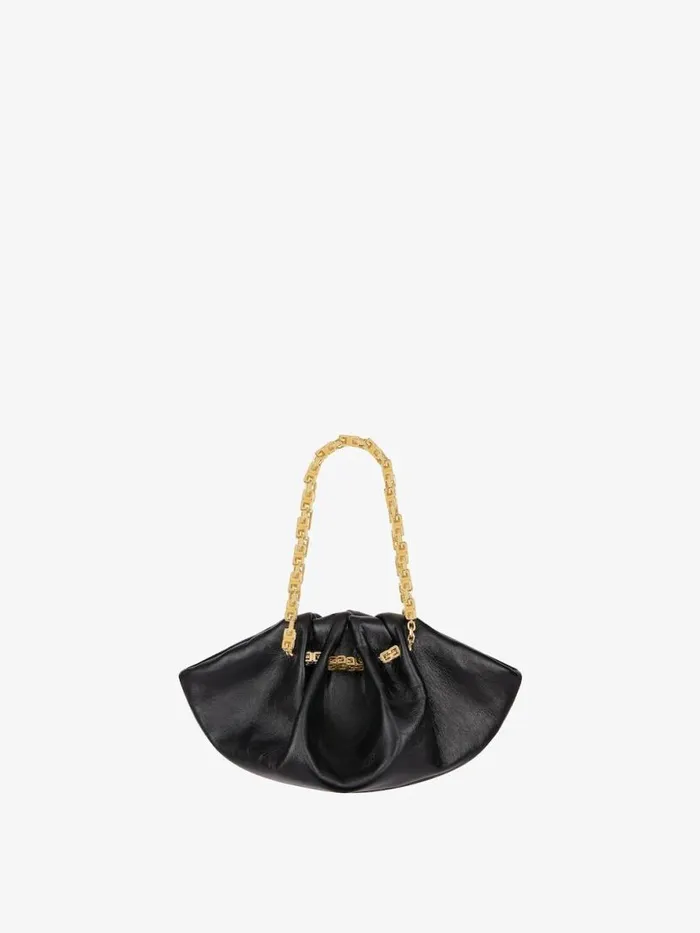 Mini Kenny Neo Bag In Leather Black Women Givenchy Crossbody Bags