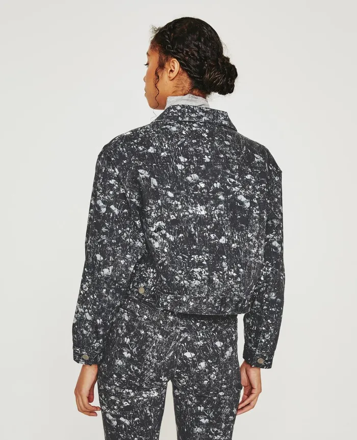 Mirah Jacket Flower Field Black Multi Women AG Jeans Jackets Mirah Jacket Flower Field Black Multi Women AG Jeans Jackets