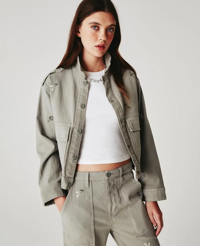 Mirah Utility Eb Super Bloom Rocky River Women AG Jeans Jackets