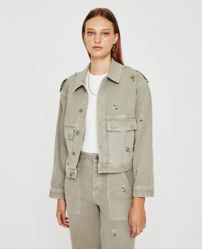 Mirah Utility Eb Super Bloom Rocky River Women AG Jeans Jackets Mirah Utility Eb Super Bloom Rocky River Women AG Jeans Jackets