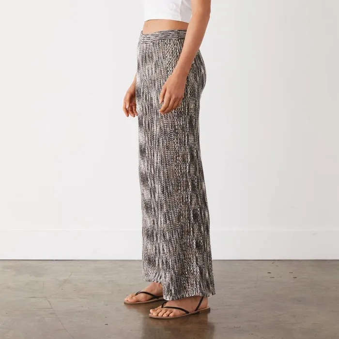 MONROW Pants Spacedye Crochet Wide Leg Pant 8211 Women MONROW Pants Spacedye Crochet Wide Leg Pant 8211 Women