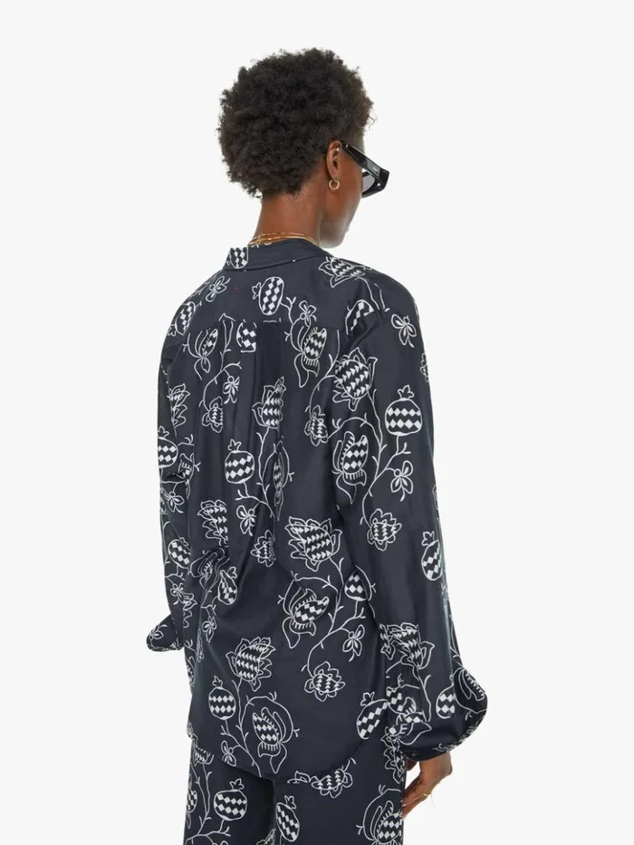 Mother Denim Beau Shirt Black Pom 8211 Women Mother Denim Beau Shirt Black Pom 8211 Women