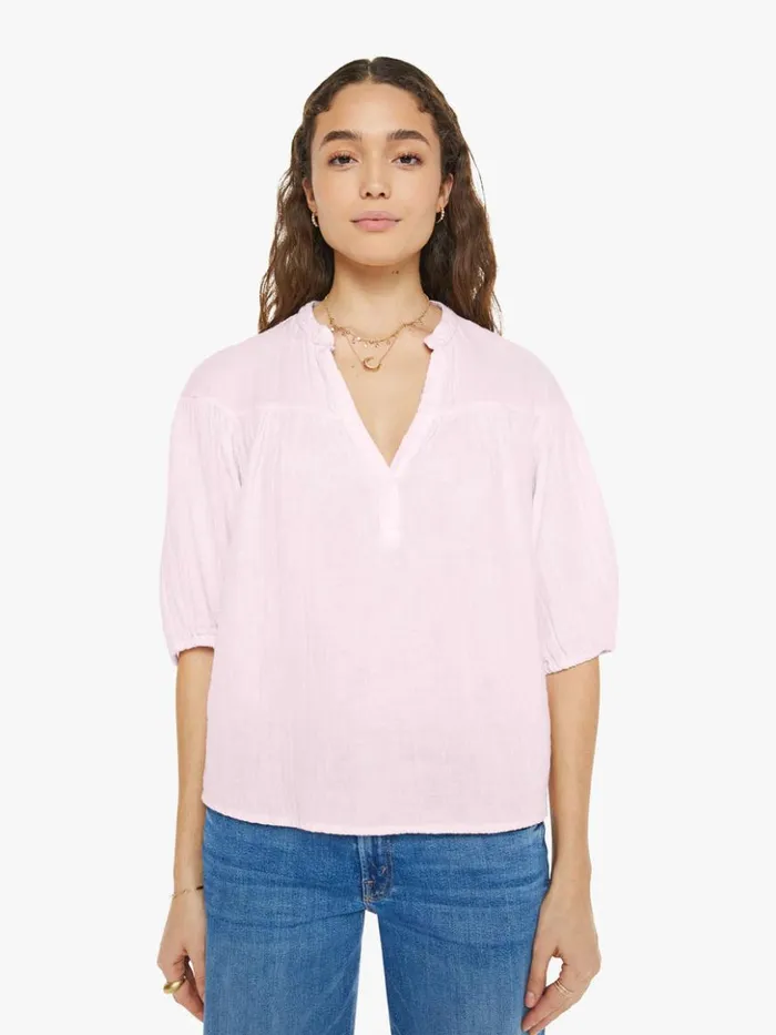 Mother Denim Clem Top Pink Blush 8211 Women