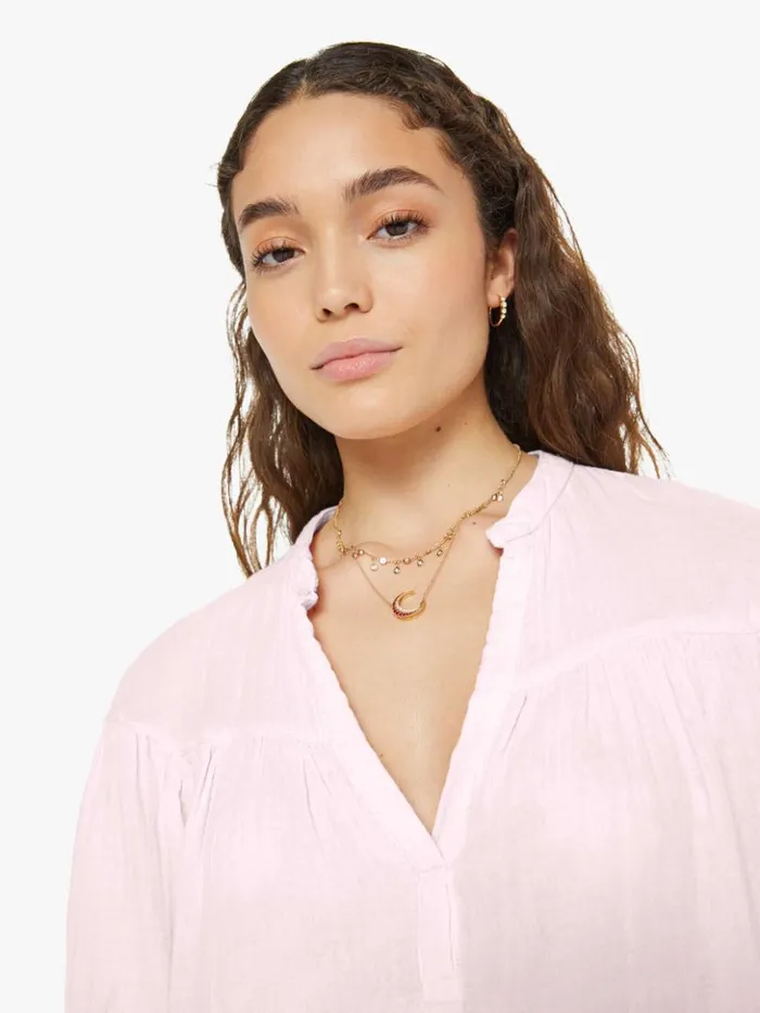 Mother Denim Clem Top Pink Blush 8211 Women