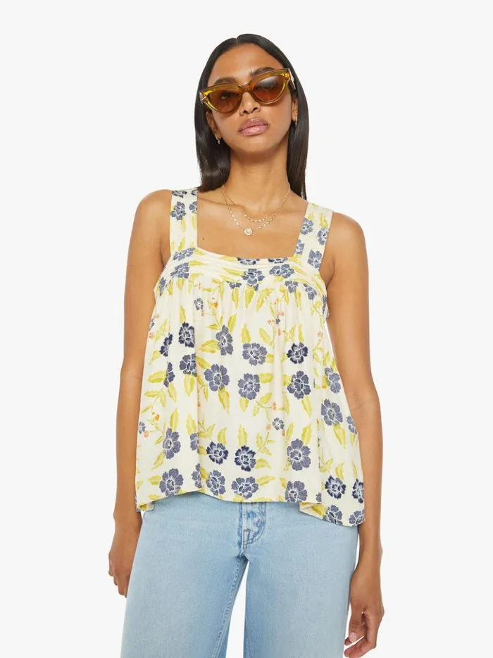 Mother Denim Jasmine Top Prairie Indigo 8211 Women