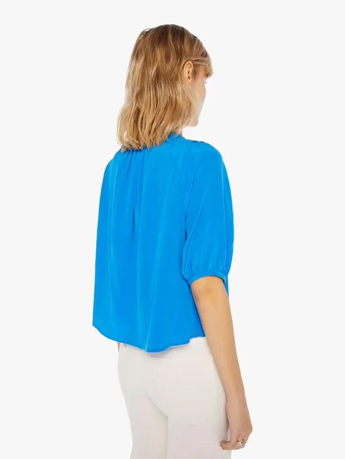Mother Denim Louisa Top Blue Opal 8211 Women