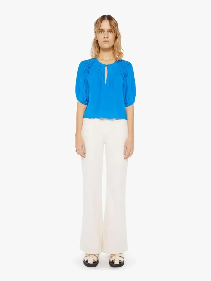 Mother Denim Louisa Top Blue Opal 8211 Women