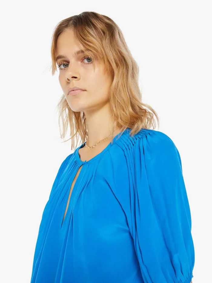 Mother Denim Louisa Top Blue Opal 8211 Women