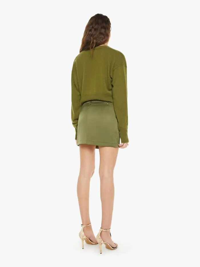 Mother Denim Mora Mini Trouser Skirt Olive 8211 Women Mother Denim Mora Mini Trouser Skirt Olive 8211 Women
