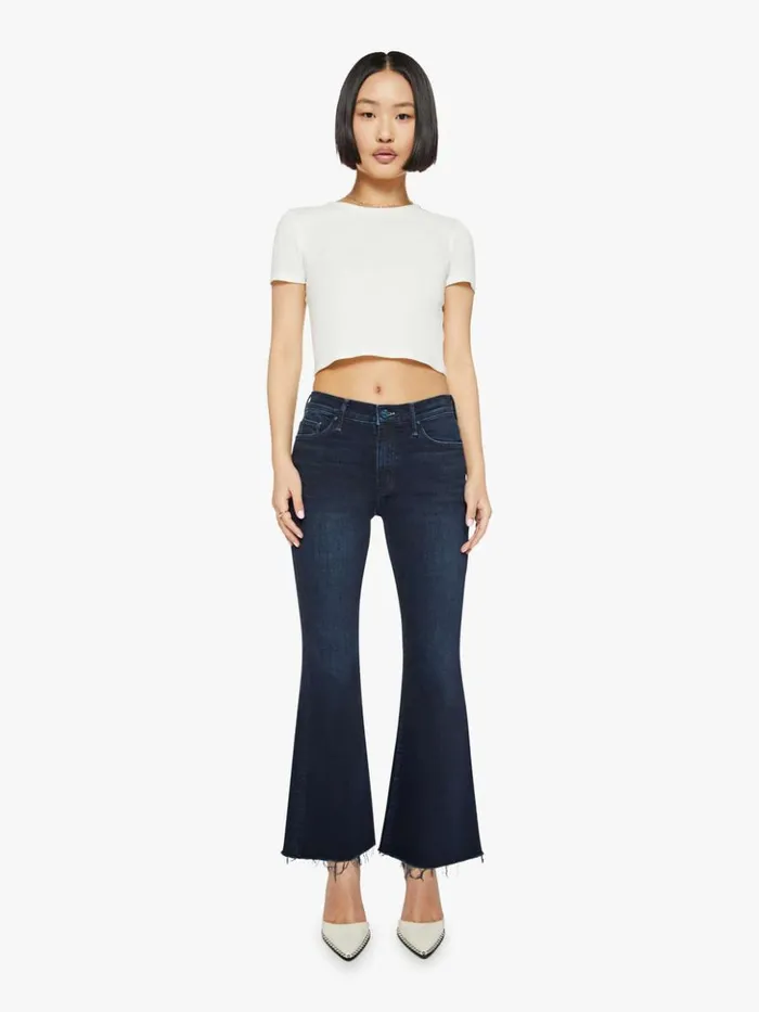 Mother Denim Petites Petites The Lil039 Weekender Fray Wash Chip On My Shoulder 8211 Women