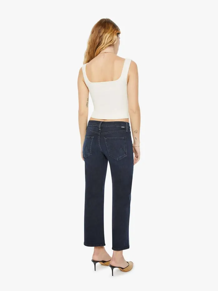Mother Denim Relaxed Petites The Lil039 Mid Rise Zip Rambler Wash Night In Venice 8211 Women