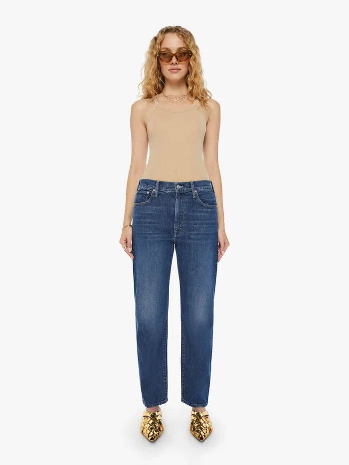 Mother Denim Relaxed The Ditcher Zip Hover Wash Cannonball 8211 Women