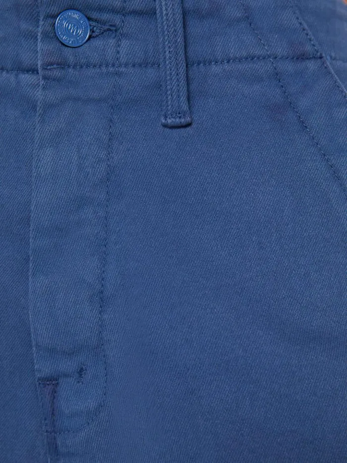 Mother Denim Relaxed The Major Zip Sneak Fray Insignia Blue 8211 Women