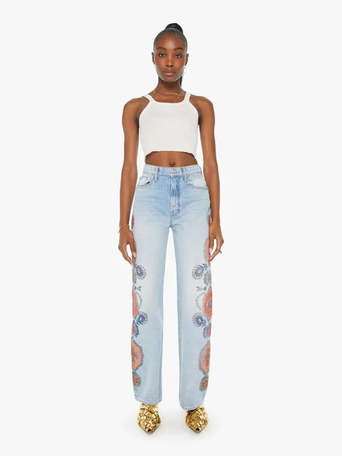 Mother Denim Relaxed The Maven Sneak Wash Side To Side 8211 Women
