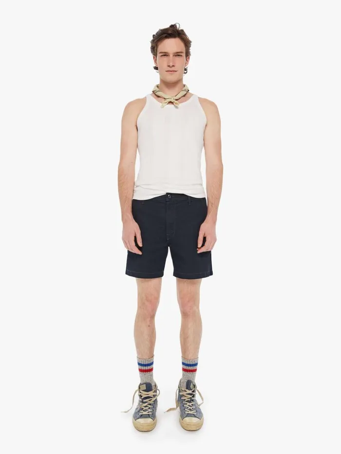 Mother Denim Shorts The Big Shot Prep Dark Navy 8211 Men