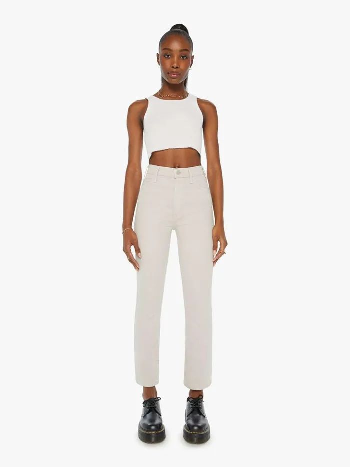 Mother Denim The Hustler Flood Feather Grey 8211 Women
