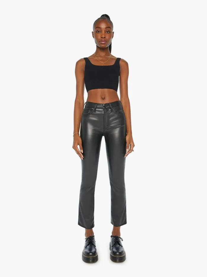 Mother Denim The Insider Flood Black 8211 Women