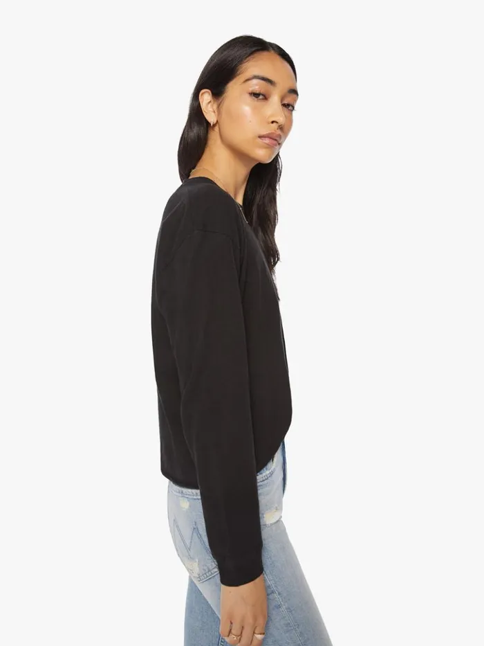 Mother Denim The LS Slouchy Cut Off Black 8211 Women Mother Denim The LS Slouchy Cut Off Black 8211 Women