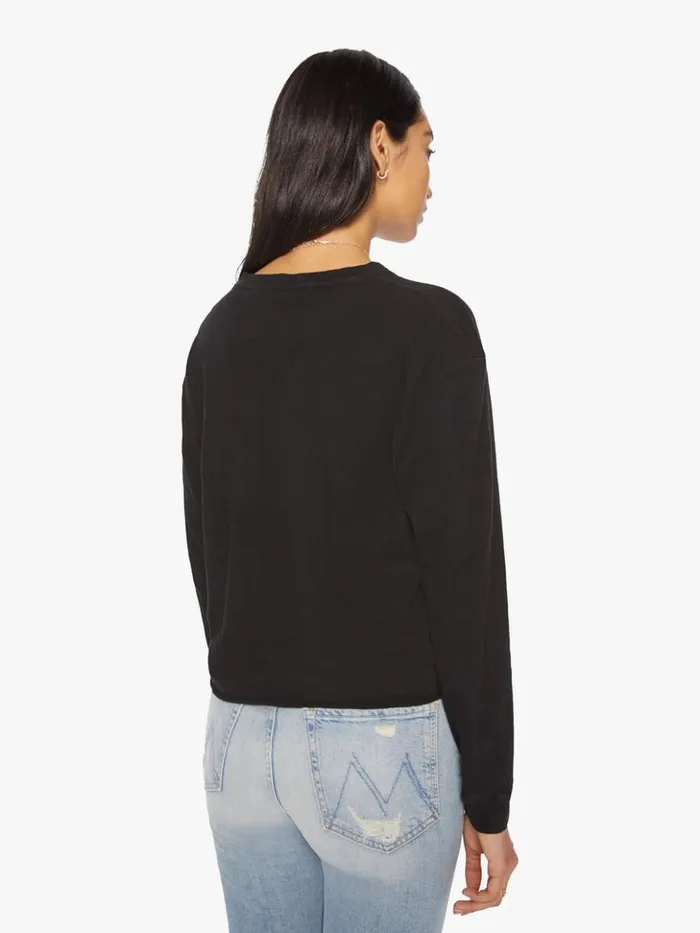 Mother Denim The LS Slouchy Cut Off Black 8211 Women Mother Denim The LS Slouchy Cut Off Black 8211 Women