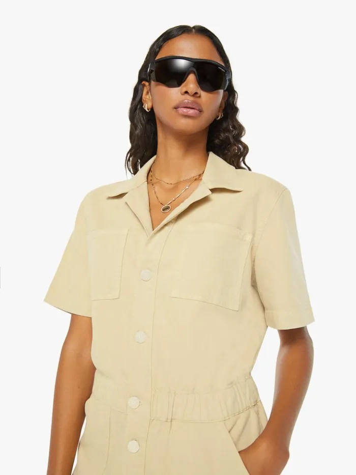 Mother Denim The Patch Springy Romper Mojave Desert 8211 Women Mother Denim The Patch Springy Romper Mojave Desert 8211 Women