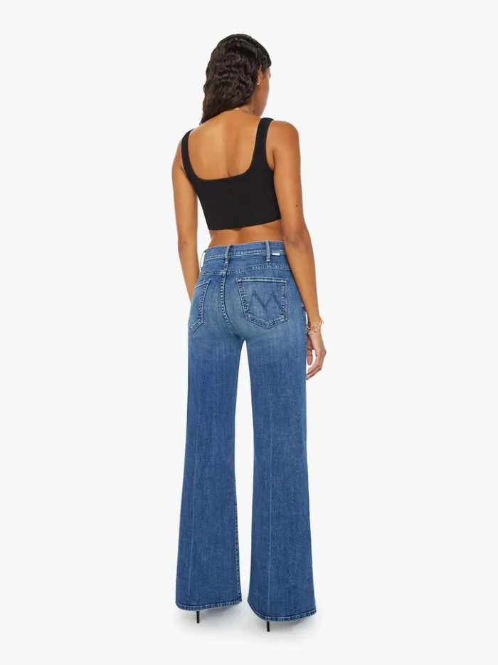 Mother Denim Wide Leg The Hustler Roller Skimp Wash Caving In 8211 Women Mother Denim Wide Leg The Hustler Roller Skimp Wash Caving In 8211 Women