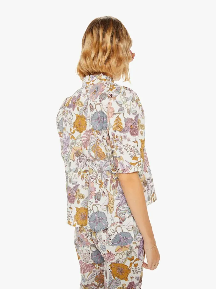 Mother Denim Winnie Shirt Lavender Eden 8211 Women
