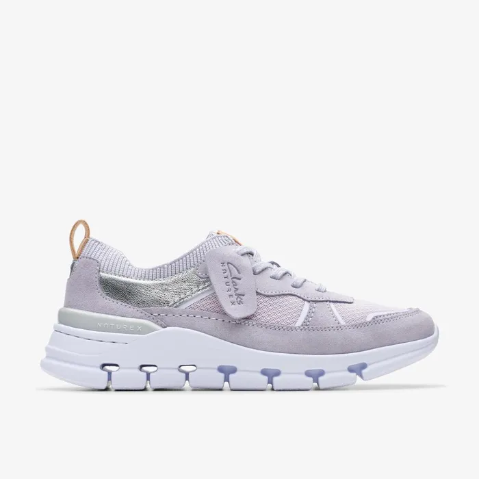 NATURE X COVE Lilac Combination Women Clarks Sneakers