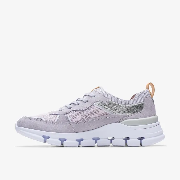 NATURE X COVE Lilac Combination Women Clarks Sneakers