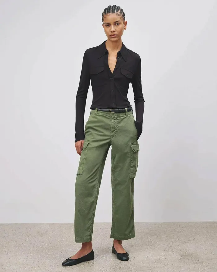 Nili Lotan AVELINE SHIRT Black Women Tops