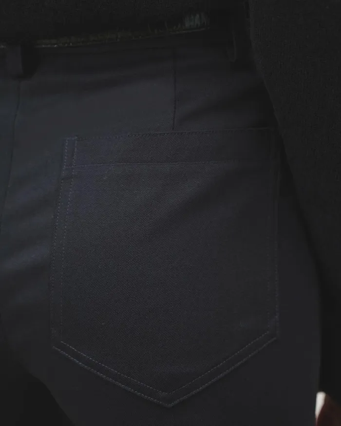 Nili Lotan CHRISTOPHE PANT Brown Women Pants and Shorts