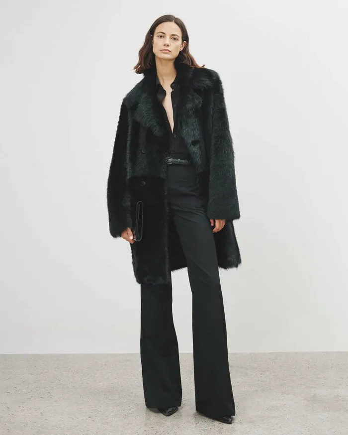 Nili Lotan CHRISTOPHE PANT Brown Women Pants and Shorts