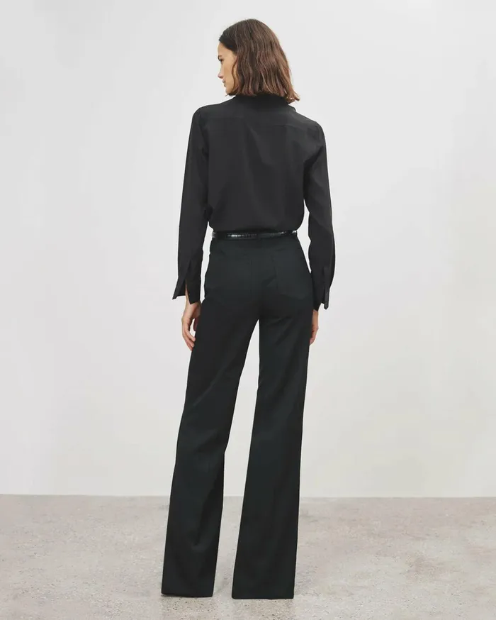Nili Lotan CHRISTOPHE PANT Brown Women Pants and Shorts