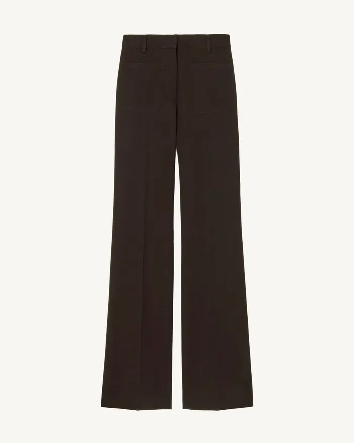 Nili Lotan CHRISTOPHE PANT Brown Women Pants and Shorts