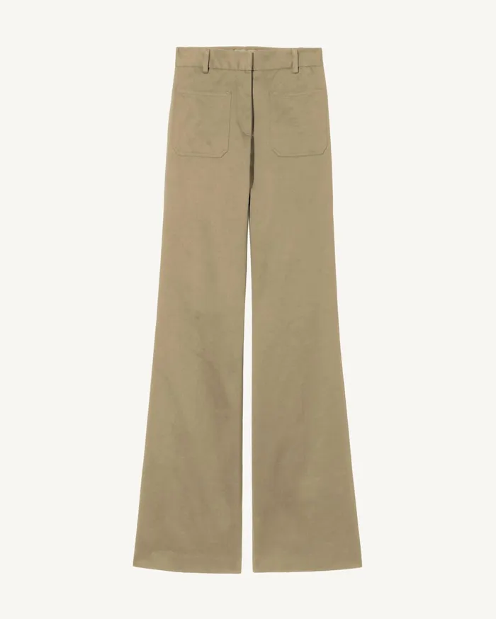 Nili Lotan CHRISTOPHE PANT Brown Women Pants and Shorts