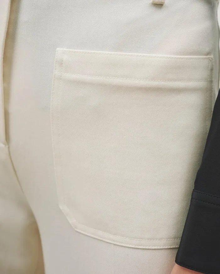 Nili Lotan CHRISTOPHE PANT Brown Women Pants and Shorts