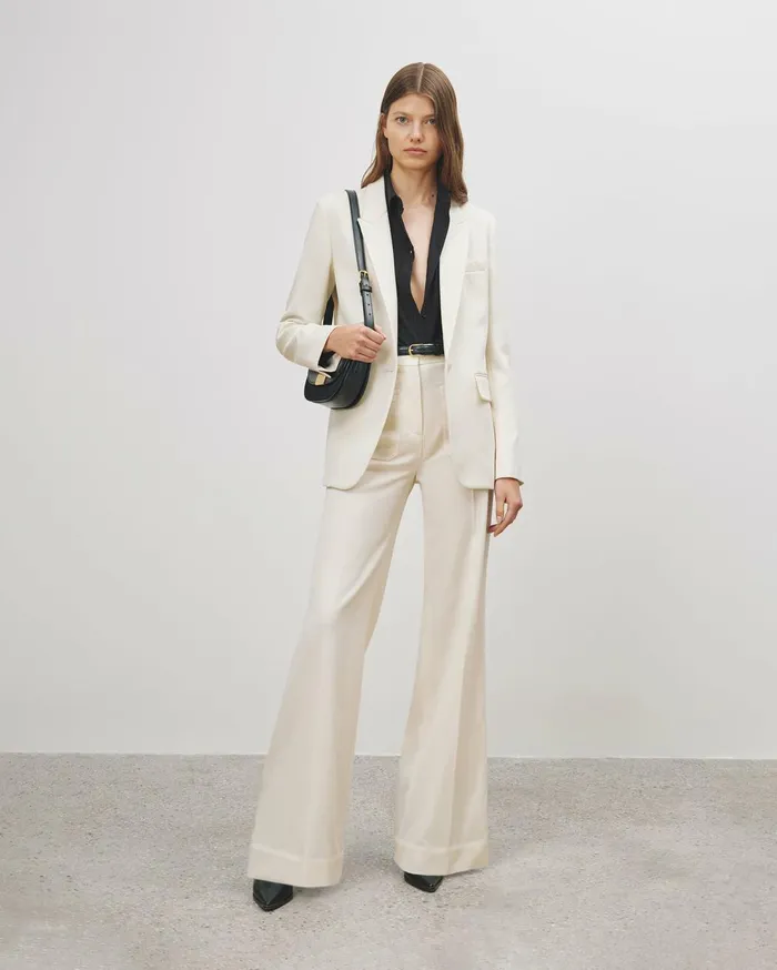 Nili Lotan CHRISTOPHE PANT Brown Women Pants and Shorts
