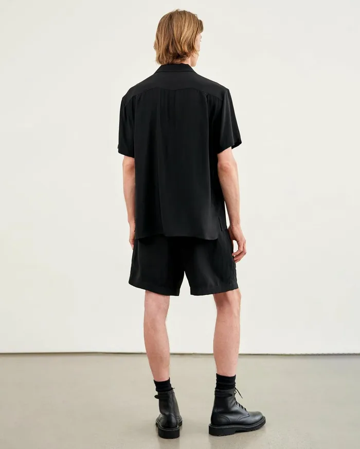 Nili Lotan CODY SHIRT Black Men Shirts